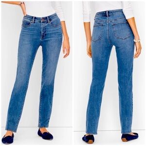 Talbots Straight‎ Leg Jeans In Shore Wash Size 2 Petite 0336